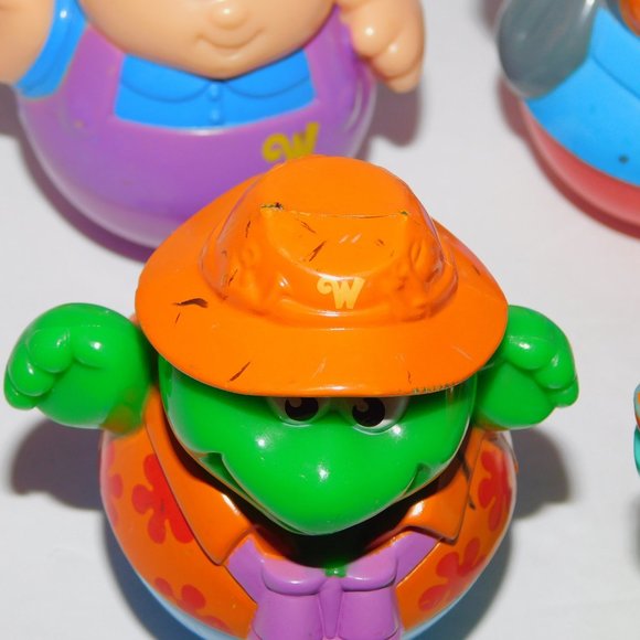 Lot 9 VTG 2003 / 2004 Playskool Hasbro WEEBLES Wobble Figures Animals People - Picture 3 of 9